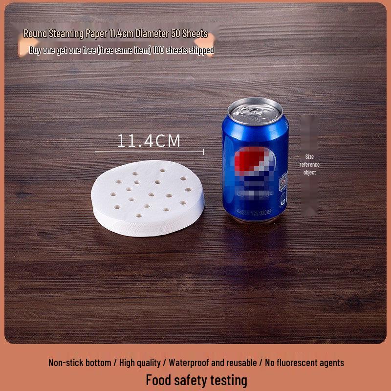 ZISIZ Одноразовая пергаментная бумага для пароварки пищевого качества, антипригарная