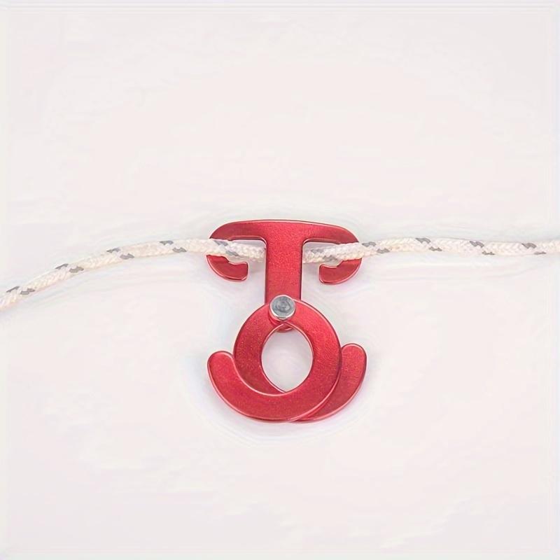 3 ks hliníkový věšák na lano Multifunkční venkovní kempingový stan Přezka na lano Cestovní sada Přezka na přežití