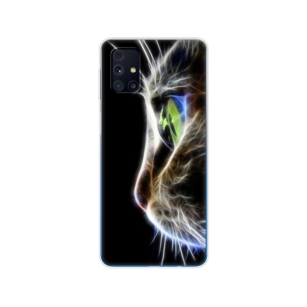 Für Samsung M31s Hülle 6.5 Tpu Weiches Silikon Rückseite Handyhülle Für Galaxy M31S M 31S m317f m317 Funda Winter Schnee Weihnachten