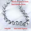 Rear Garden Crystal Glass Anal Plug - Super Long Ice Bead Massager for Men & Women