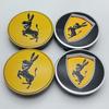 4pcs 56MM O.D /51MM I.D Donkey Logo Emblem Car Wheel Center Caps Wheels Hub Rim Hubcaps Centre Cover Replace Styling Accessories