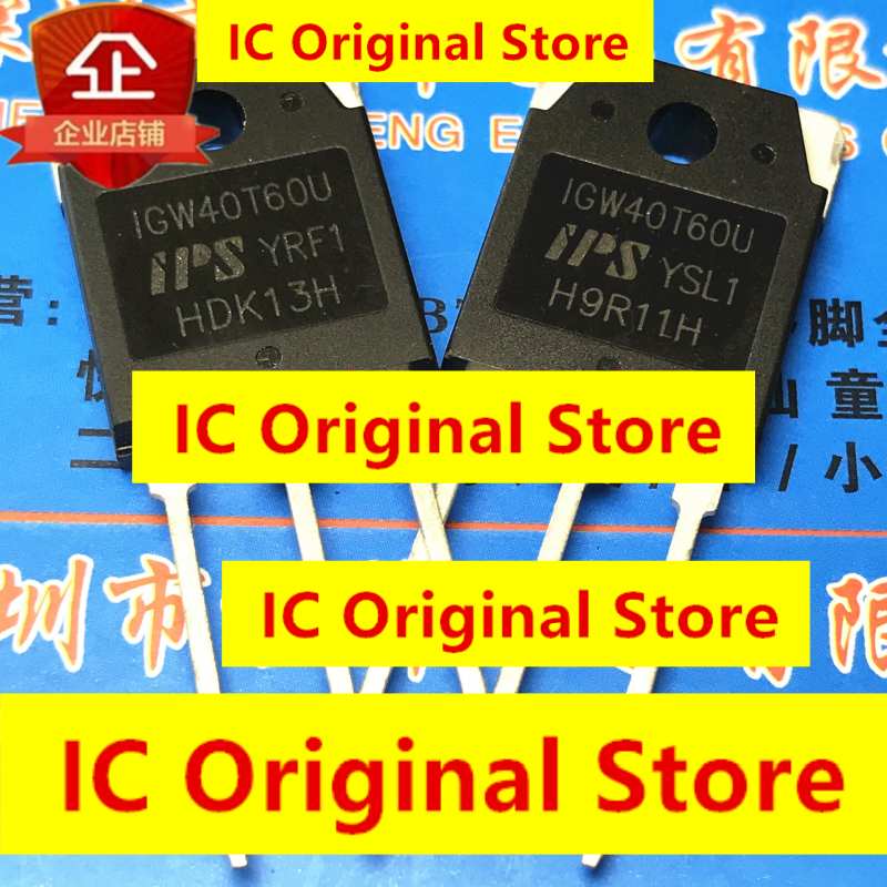 5pcs IGW40T60U New And Original 40A 600V W40T60 IGBT Inverter Welding Machine Repair Parts Used Single Pipe 40T60U