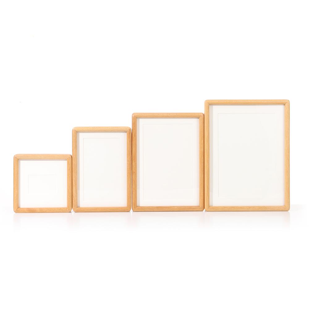 6/7/8 Inch Mortise Tenon Photo Frame Real Wooden Picture Frame New Display Photo Frame