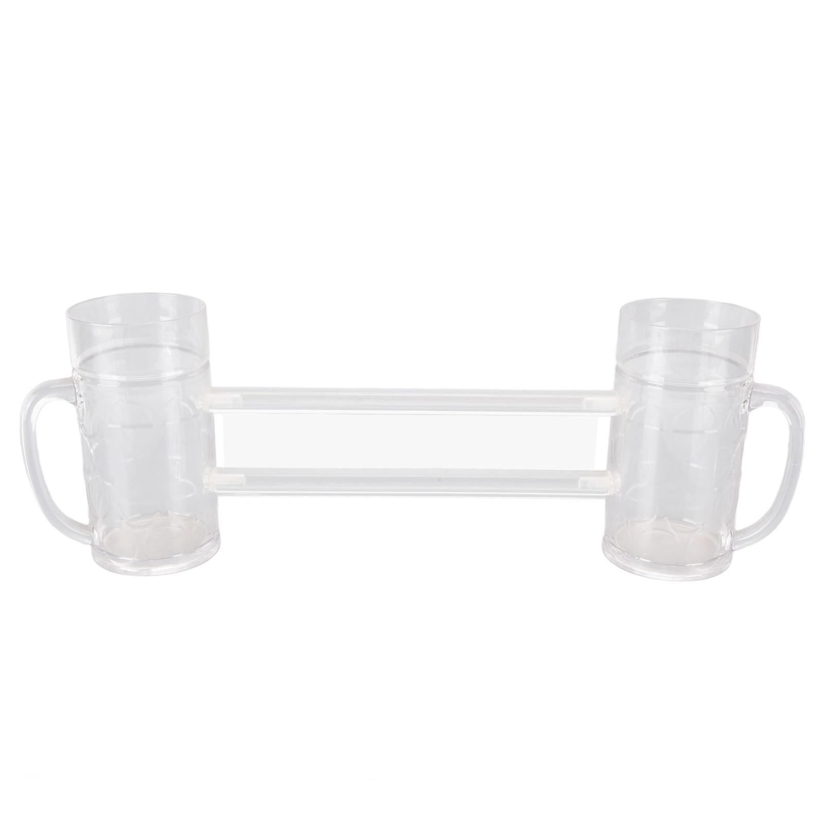 

Beer Mug Anti Drop Crystal Free Drinking Glasses with Handle for Bar KTV Freezer