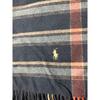 Used Ralph Lauren plaid scarf, blue tones, 75x170cm, with tags