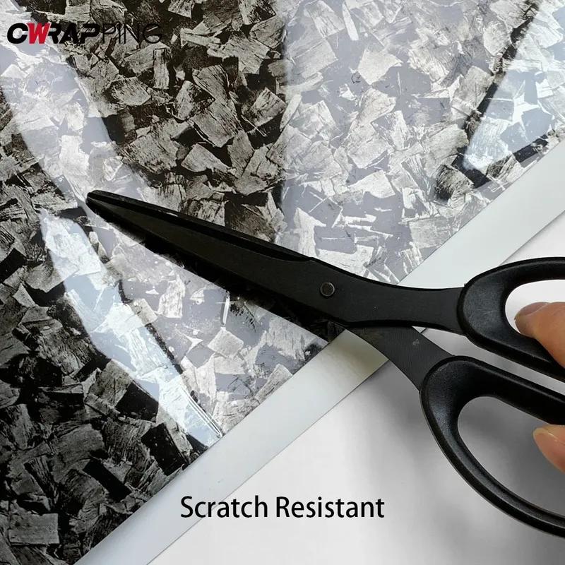 Carbon Fiber Car Stickers Glossy Self Adhesive Wrap Vinyl Stickers Laptop Carbon Fiber Vinyl Film for Motorcycle Car Accessories