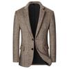Abito da uomo in lana scozzese britannica, Moda urbana da abito, Abito casual corto ispessito