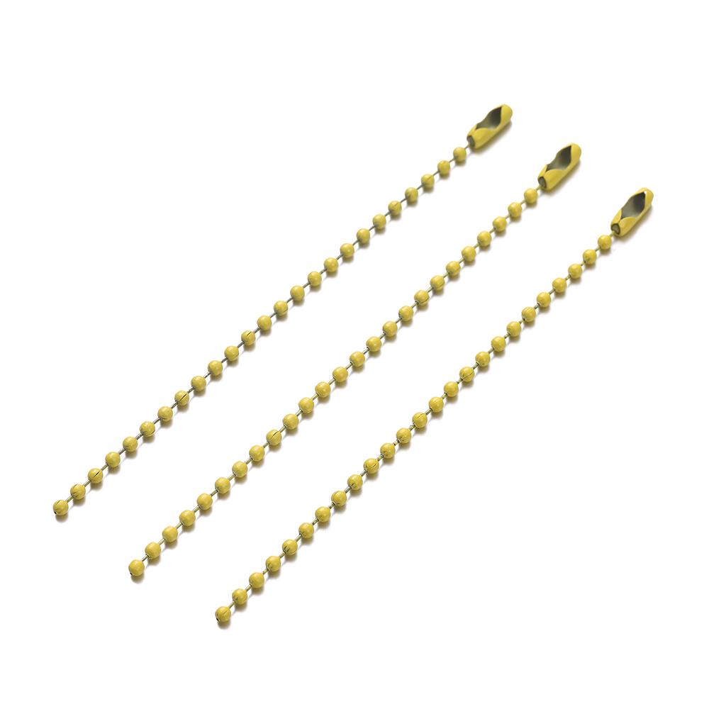 10/20pcs Colorful Ball Bead Chains Fits Key Chain Hand Tag Connector For DIY Bracelet Jewelry Making Accessorise Length 10CM