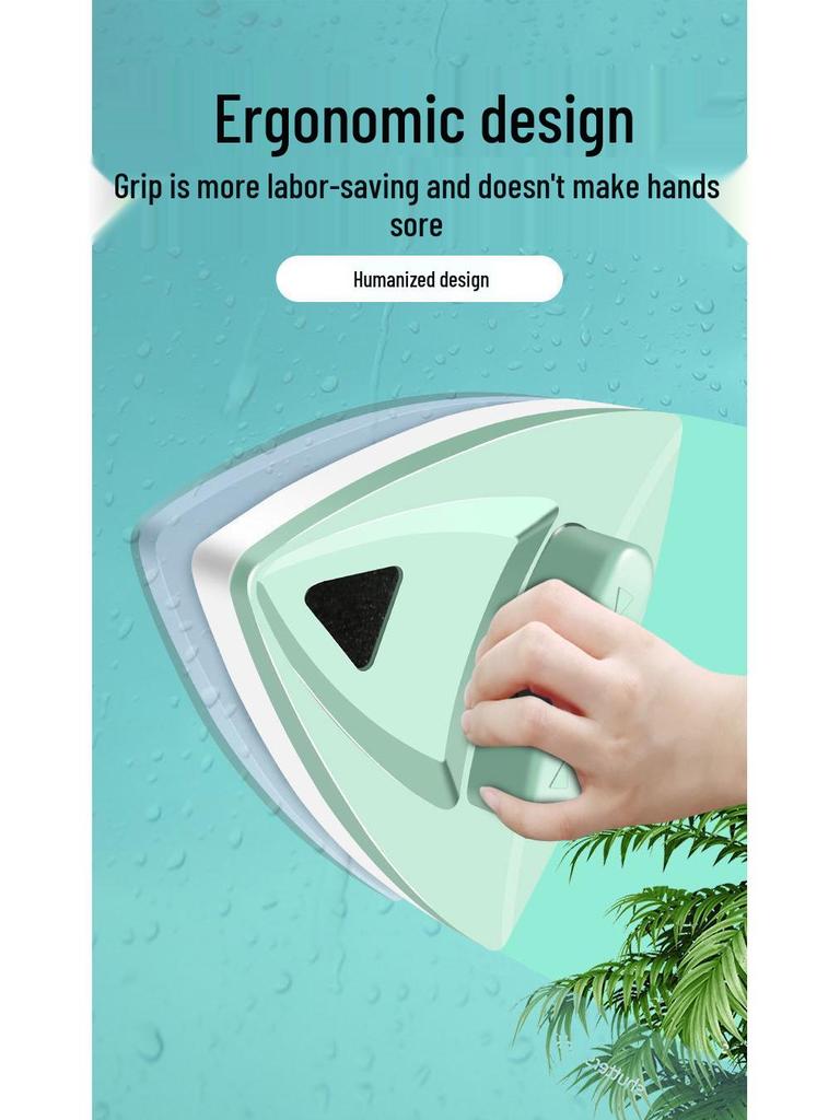 Multifunctional Magnetic Double-Sided Glass Cleaner Robot