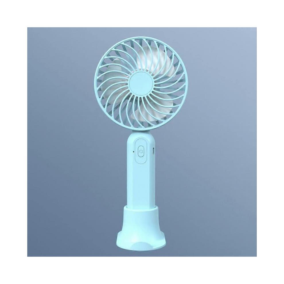 Mini USB Rechargeable Handheld Fan (Blue)