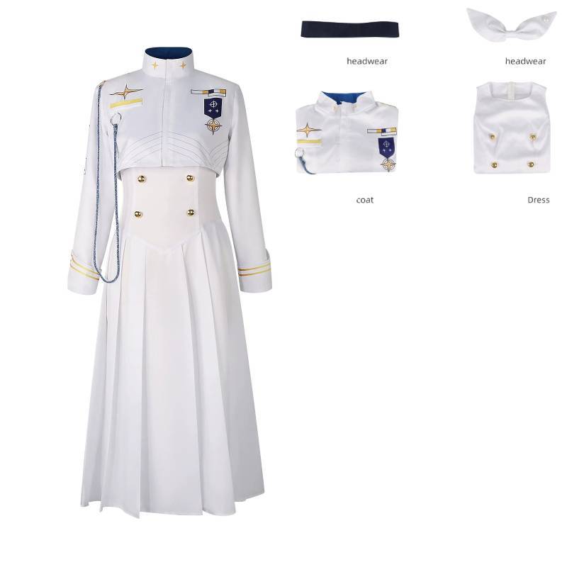 Blue Archive Gsc President Cosplay Dress Game Anime Role Play For Conventions