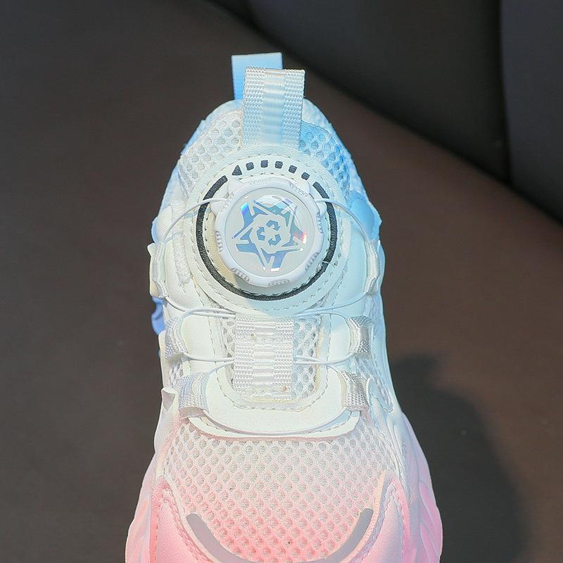 Children Shoe for Girl Causal New Sport Shoes Boy Fashion School Kid Running Swivel Buckle Lightweight Breathable Sneakers
