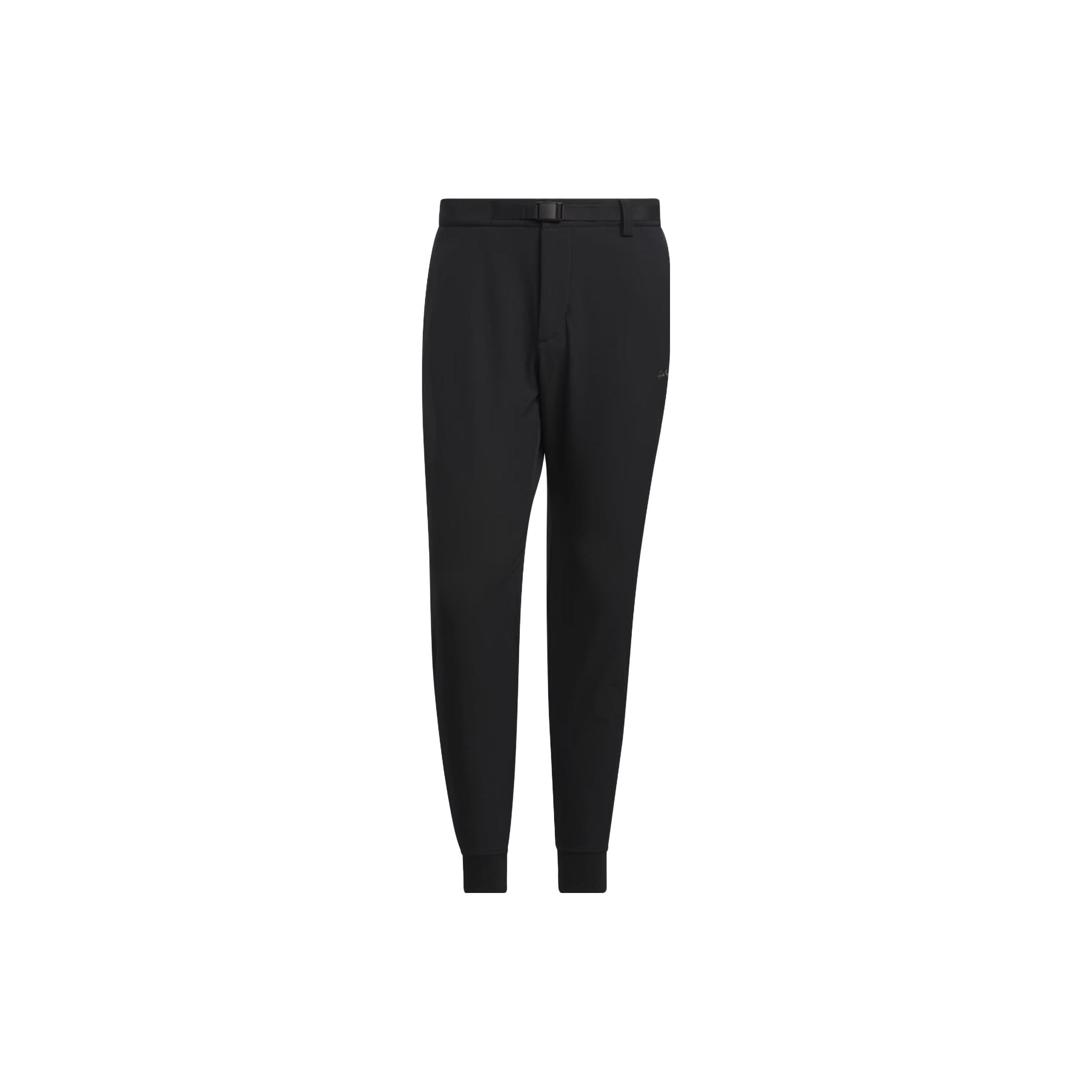 

Adidas Универсальные спортивные штаны Cold.Rdy Однотонные с логотипом Гольф Спорт Длинные штаны Мужские Джоггеры Черные IA2614 A/76