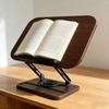 Multifunctional 360° Rotating Wooden Reading Stand for Books, Drawing, Writing, & Folding Laptop Support