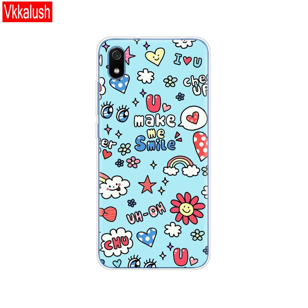 Silicon Case For Xiaomi Redmi 7a Cases Full Protection Soft Tpu Back Cover For Redmi 7 A Bumper Phone Shell Bag Coque
