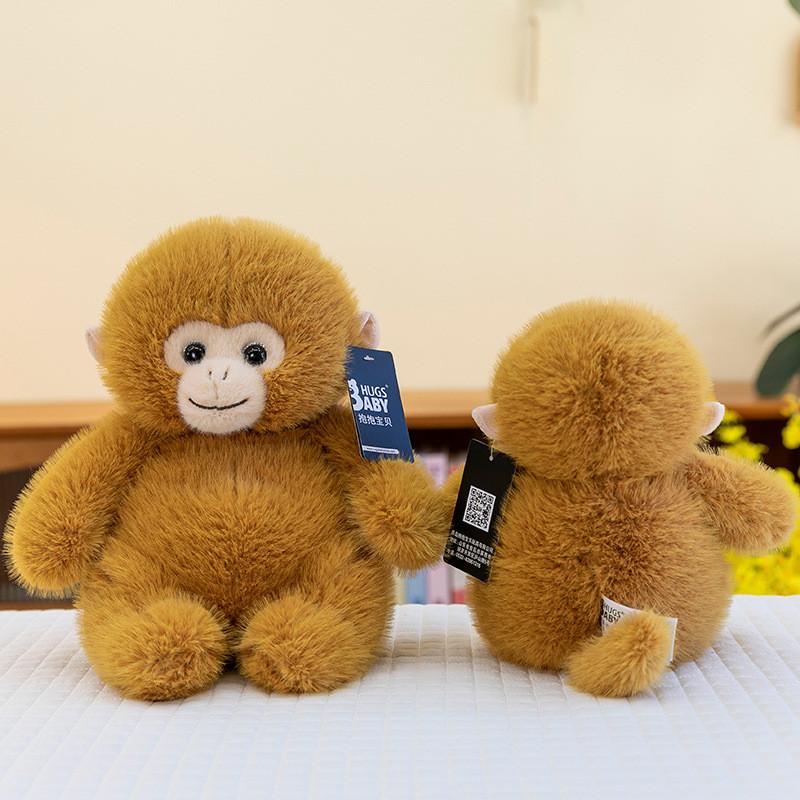 Golden Snub Nosed Monkey Plush Toy Stuffed Animal Cute Doll Kids Soft Comforting