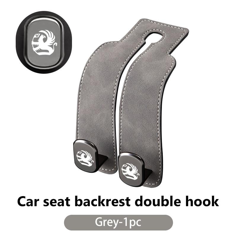 Car Headrest Hook Suede Rear Seat Hanging Dual Hook Storage Interior Accessories For Vauxhall Zafira Vectra Vivaro Corsa D Astra