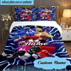 Custom Name Rangers Legacy Bedding Set 3pcs, Bedding Set Including 1pc Duvet Cover And 2pcs Pillowcases for Bedroom, Dormitory Gift