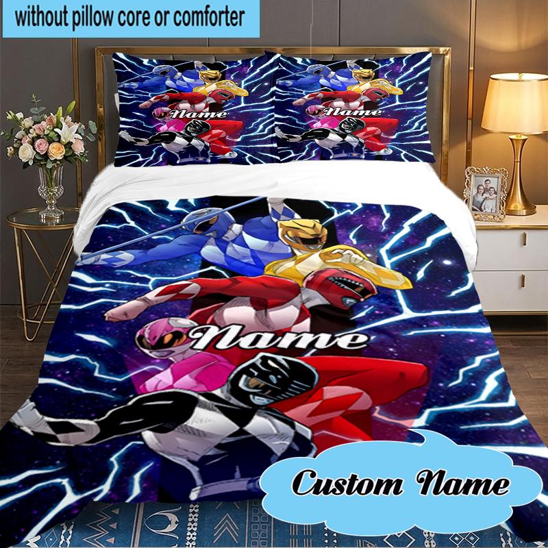Custom Name Rangers Legacy Bedding Set 3pcs, Bedding Set Including 1pc Duvet Cover And 2pcs Pillowcases for Bedroom, Dormitory Gift