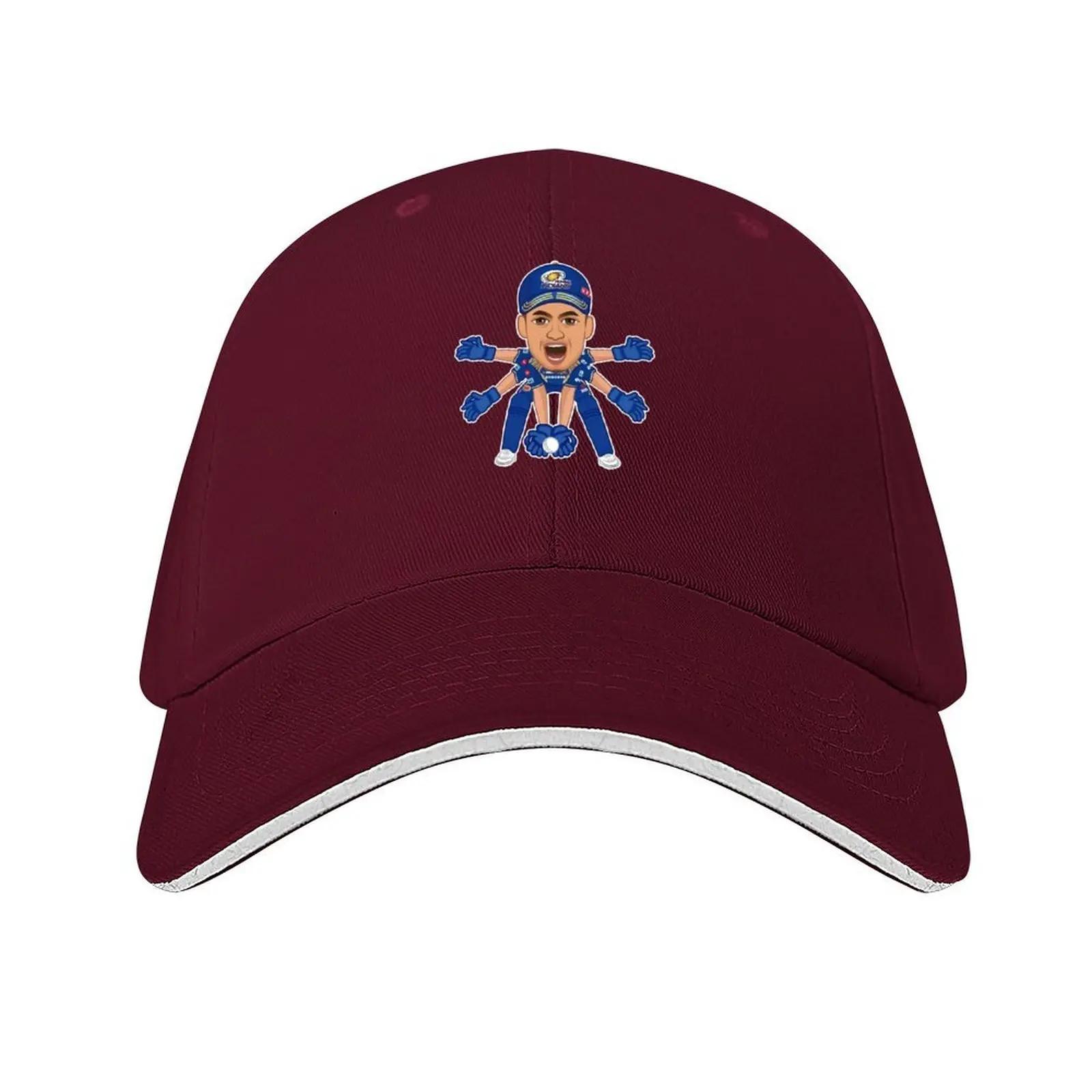 Mumbai Indians Baseball Cap Sun Hat For Children Wild Ball Hat tea Hat custom Luxury Women Unisexs