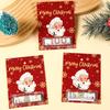 Christmas Santa Claus Money Card Merry Christmas Decor for Home 2025 Navidad Xmas Ornament Snowflake Banknote Card New Year 2026