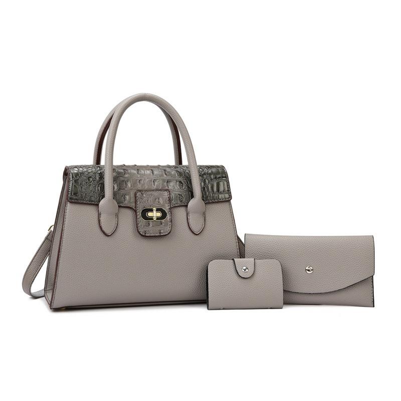 Fashion trendy single shoulder simple new retro messenger personalized women's bag portable multi-piece set