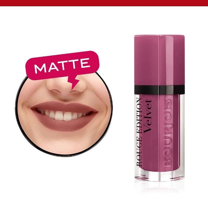 Rouge à lèvres - Bourjois - Rouge Edition Velvet - 36 In Mauve - Mat - Longue tenue