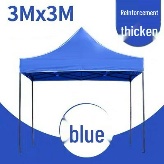 Large Telescopic Outdoor Advertising Tent: Folding Rainproof Canopy and Sunshade with Four-Legged Design