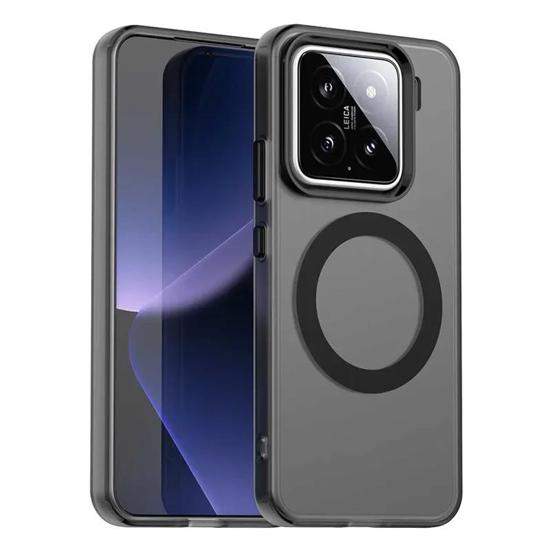 

Color Matte Translucent Magnetic Case for Redmi Note13 Pro Plus 5G 4G Xiaomi 15 Pro For Magsafe Wireless Charge Shockproof Cover Redmi NOTE13 5G