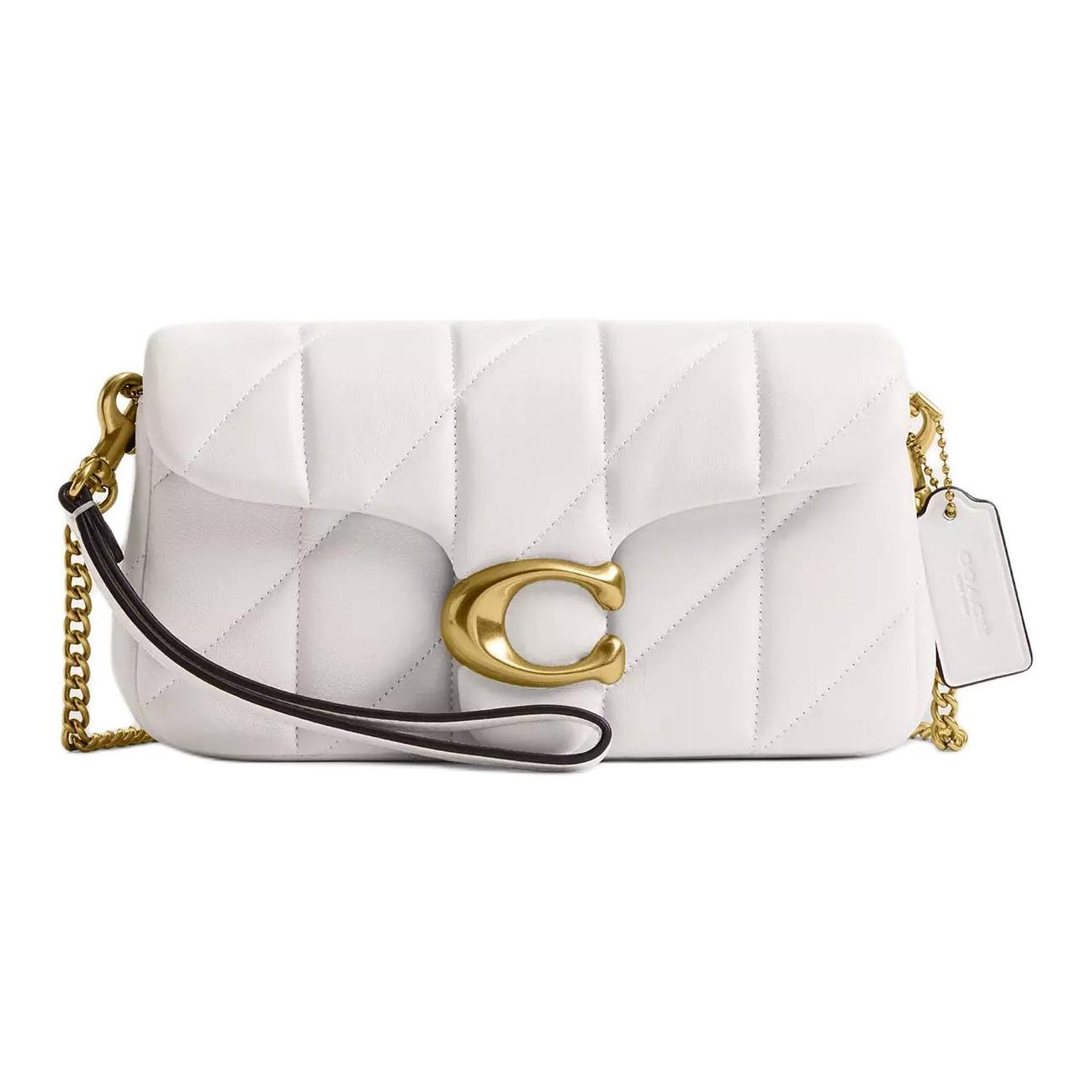 

Coach Chain 19 Tiger Stripe Chain Design Leather Crossbody Bag Small Women Bags Lime CBH23-B4HA Basic Set (Bag+Dust Bag)