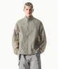 [City Leisure] High-Neck Sheer Windbreaker Jacket [Grayish Beige]