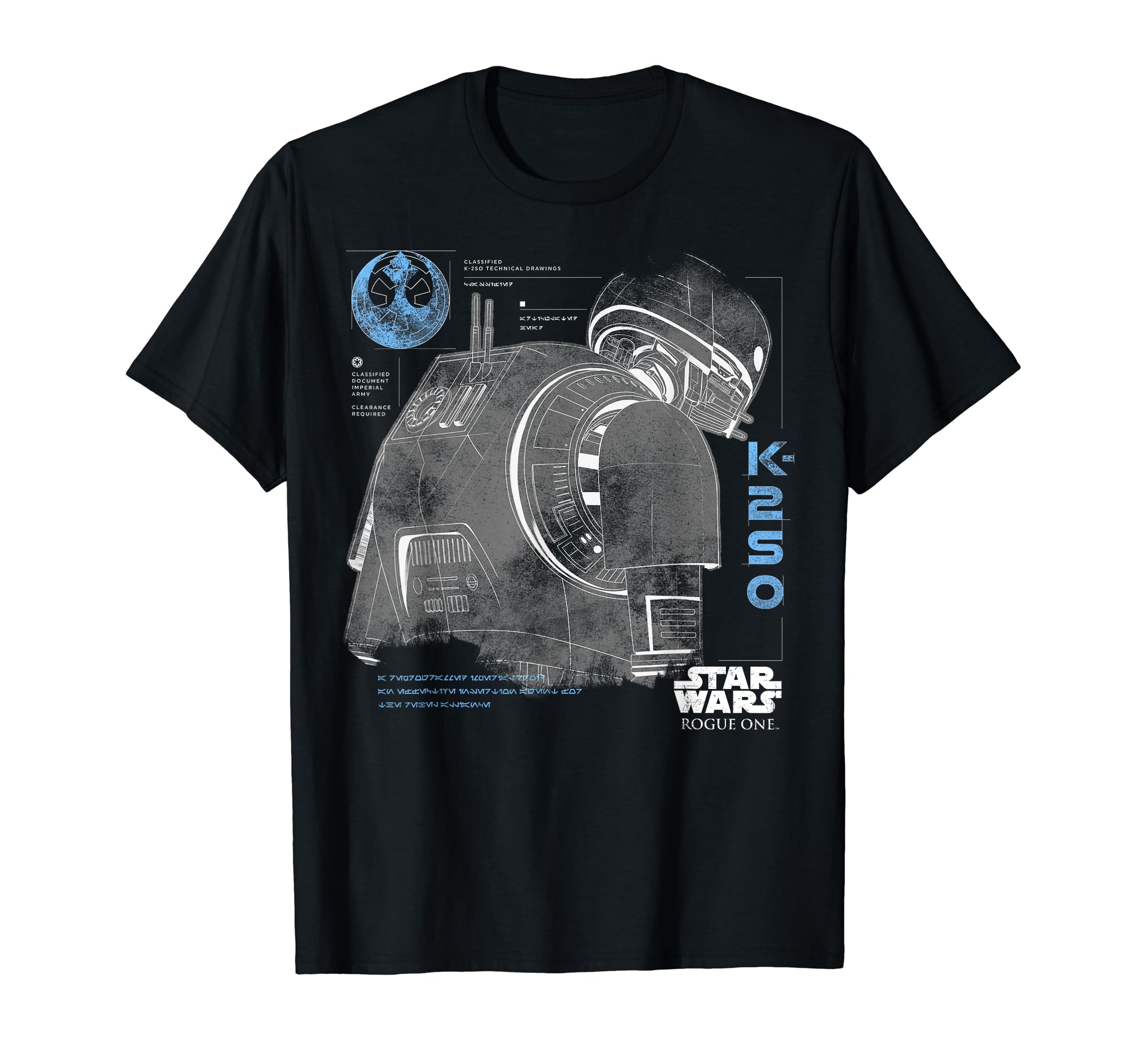 Star Wars Rogue One K-2SO Specs Graphic T-Shirt