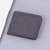 Men's Leather Canvas Zipper Wallet & Card Holder