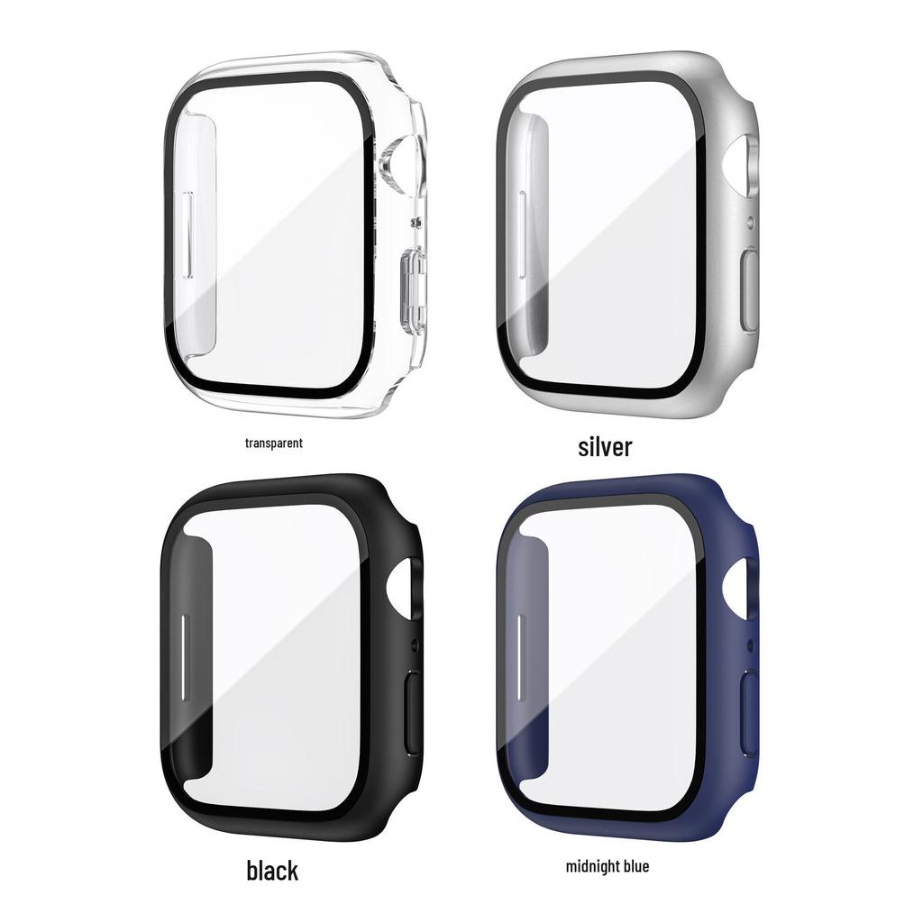 Waterproof Tempered Glass Case for Apple Watch Series 7-10