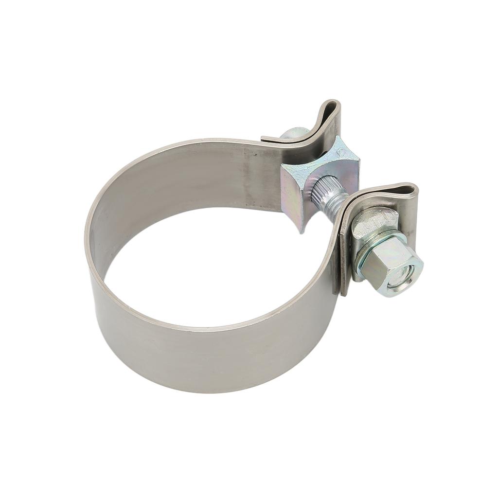 Universal Exhaust Band Seal Clamps Rustproof Muffler Clamp High Hardness for Downpipe Header