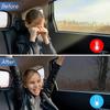 2Pcs Car Window Sunshade Mosquito Prevention UV Protective Breathable Mesh Side Window Sun Shade Cover Car Exterior Accessories