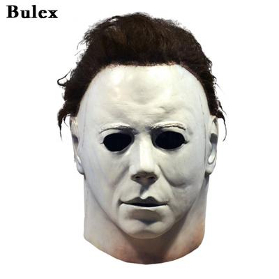 Bulex Halloween 1978 Michael Myers Masker Horror Cosplay Kostuum Latex Maskers Halloween Rekwisieten voor Volwassene Wit Hoge Kwaliteit