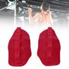 Non Slip Workout Grips Rubber Deadlifts Palm Protectors Pull Up   Ergonomic Finger Sleeve Pads Gym Fitness Gloves for Men Women Training Red