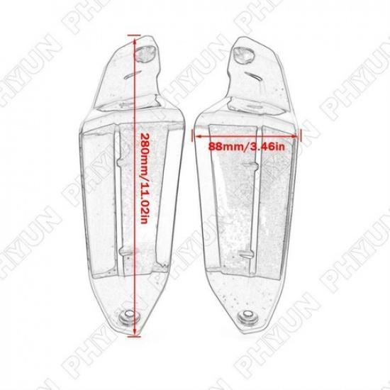 2x Motorcycle Hand Guard Handle Protector Handlebar For Honda CRF1100L ADV X-ADV