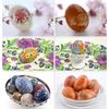 6Pcs Simulation Artificial Egg Easter DIY Painting Crafts Pretend Play Kids Toy