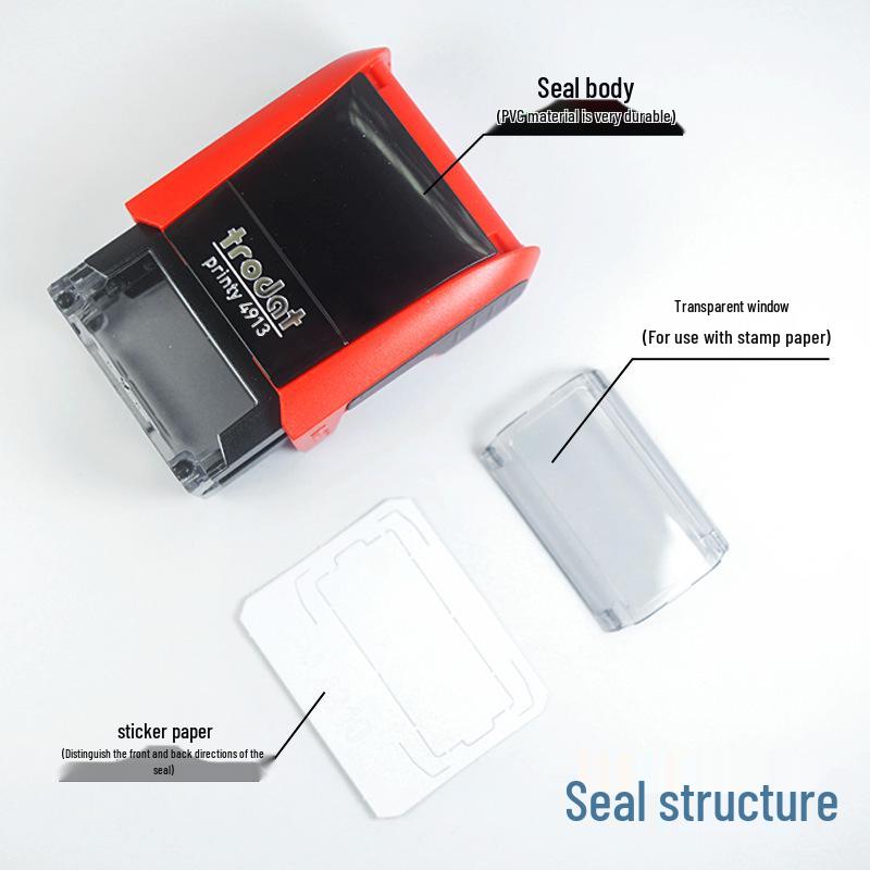 Zhuoda 4913 Selbstfärbender Stempelbecher - Vorgefärbt, Ungraviert