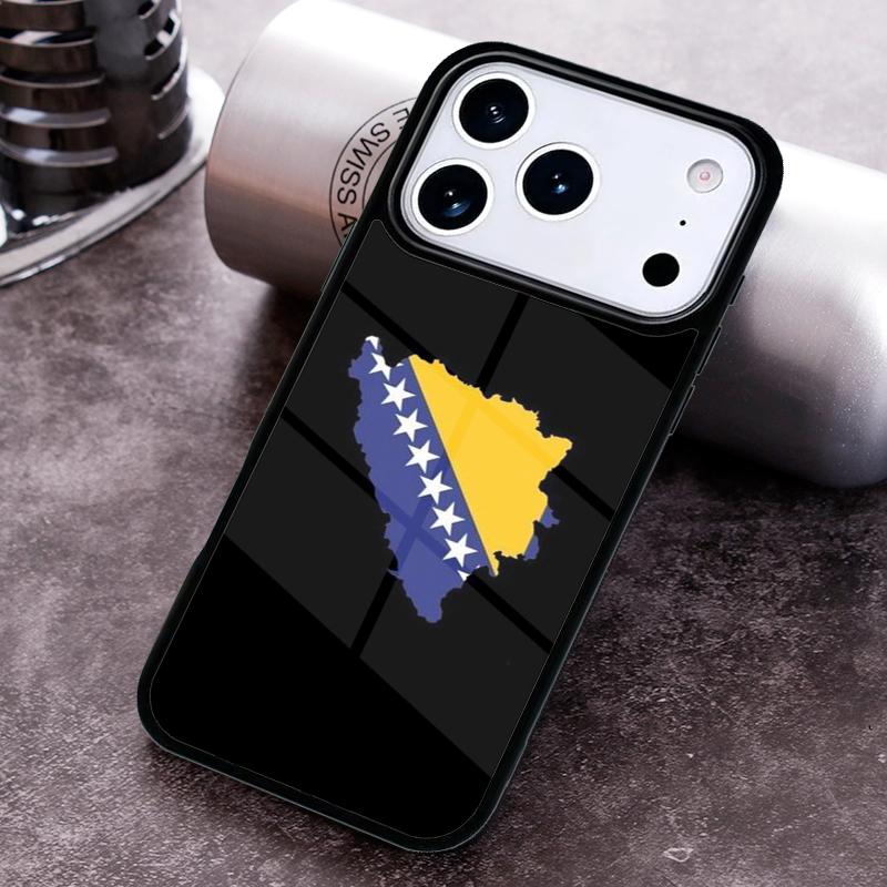 Bosnia and Herzegovina Flag print Phone Case For iPhone 17 16 15 14 13 12 11 Pro Max Plus 17Air Soft Silicone Cover