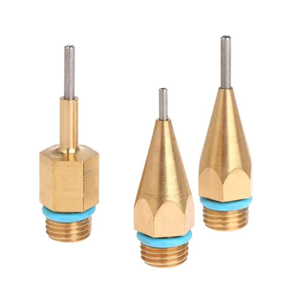 Brass Precision Hot Melt Glue Nozzle Head Jewelry Making Repair Accessories Glue Nozzle Head Diameter 1mm/1.3mm Nozzle