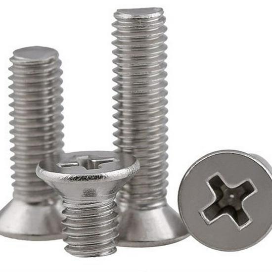 KM Miniature Electronic Countersunk Phillips Screws - M1.2, M1.4, M1.6, M1.7, M2, 2.5, 3