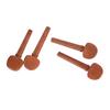 4/4 Size Jujube Wood Violin Fiddle Tuning Pegs Endpin Set Replacement