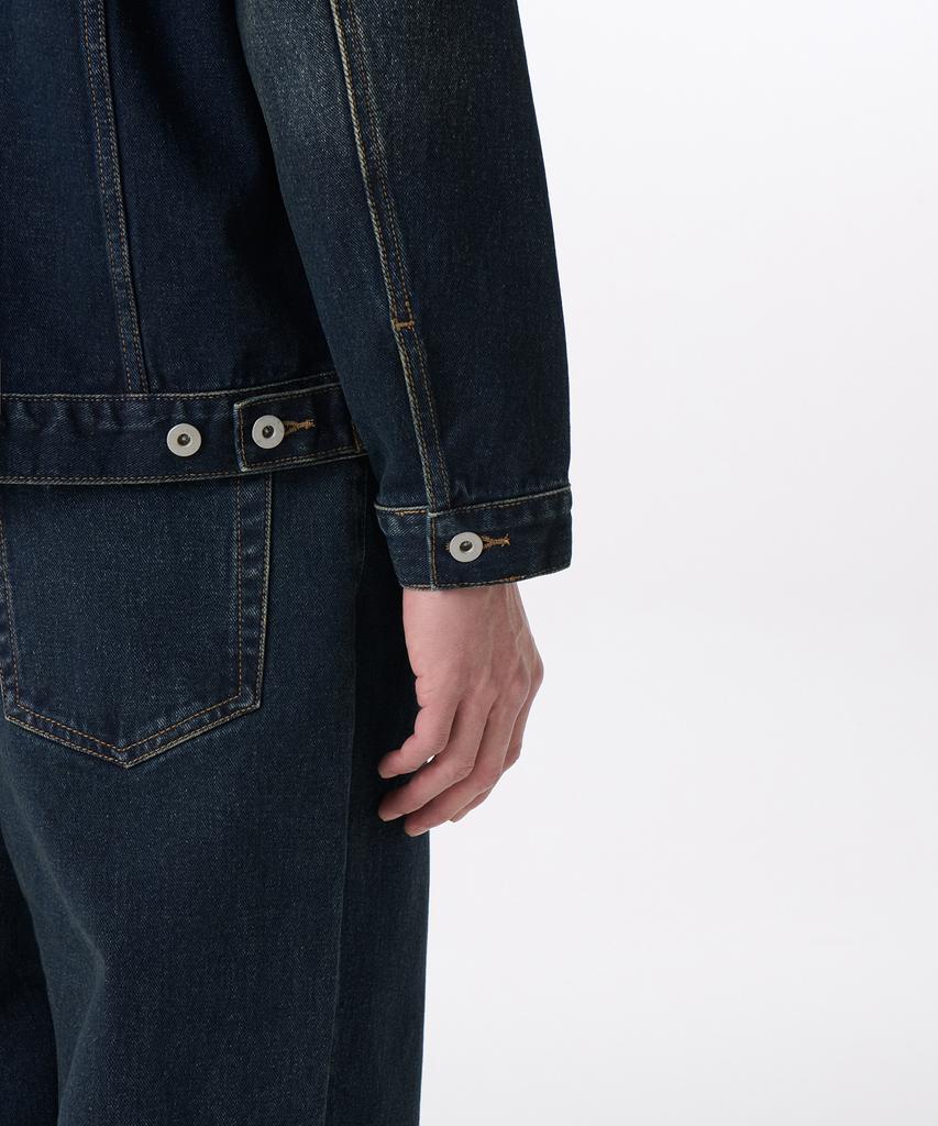 Musinsa Standard Relaxed Denim Trucker Jacket 2 [Dark Blue]