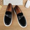Korean Version of Doudou Shoes Versatile Breathable Casual Men's Small Leather Shoes British Style One Pedal Lazy Loafers Spot