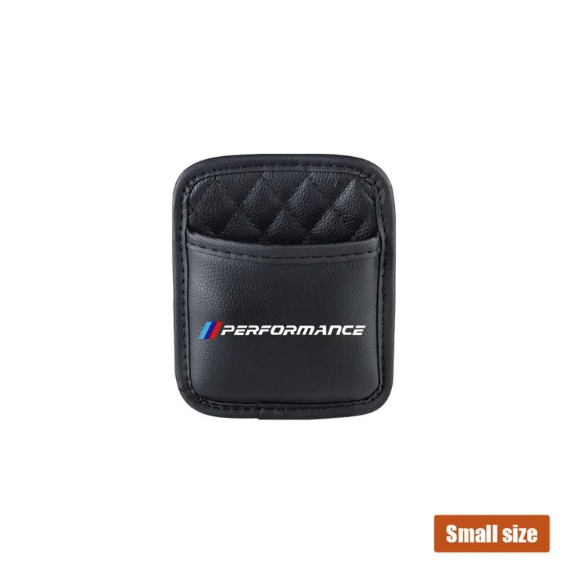 1 szt. Samochodowe Organizery Samoprzylepne Kieszonki Pudełko do Przechowywania w Samochodzie Torba Kolekcjonerska na Karty Telefon Klucze Samoprzylepna Kieszonka do BMW M Performance