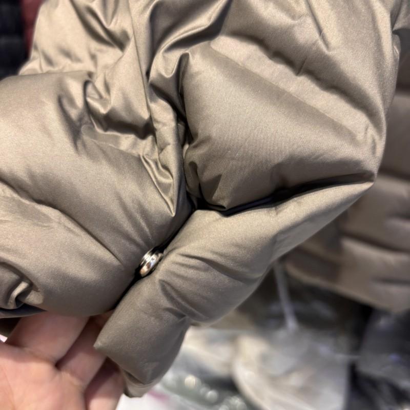 Womens Lightweight Puffer Jacket With Hood Quilted Square Design Duck Down Fill Plus Size Loose Fit Winter Coat