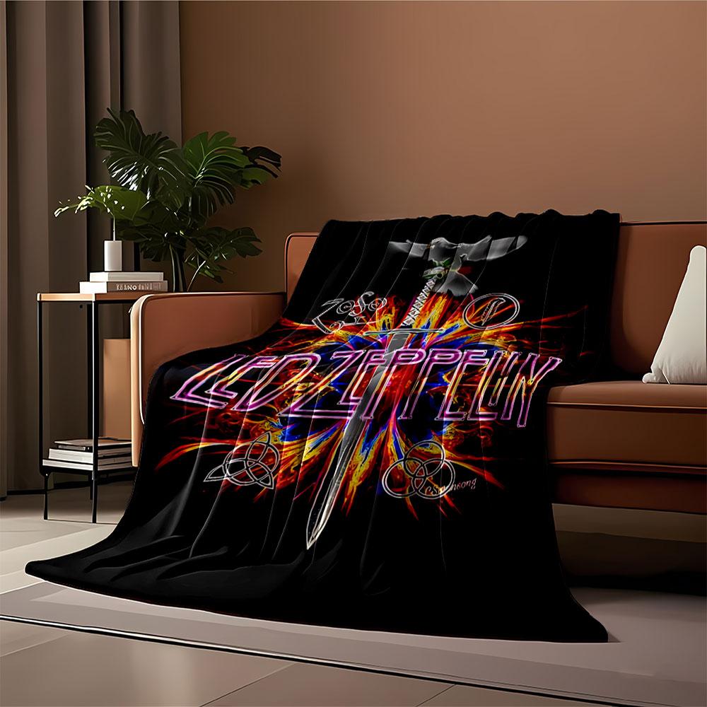 Led Zeppelin Sword Art Blanket for all seasons blanket lunch break throw gift
